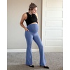 image:imageG4Free Womens BareFeel Maternity Flare LeggingsDenim Blue