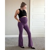 image:imageG4Free Womens BareFeel Maternity Flare LeggingsGrape Purple