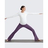 image:imageG4Free Womens BareFeel Maternity Flare LeggingsGrape Purple
