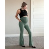 image:imageG4Free Womens BareFeel Maternity Flare LeggingsGray Sage