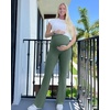 image:imageG4Free Womens BareFeel Maternity Flare LeggingsGray Sage