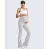 image:imageG4Free Womens BareFeel Maternity Flare LeggingsLight Gray