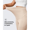 image:imageG4Free Womens BareFeel Maternity Flare LeggingsLight Khaki