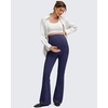 image:imageG4Free Womens BareFeel Maternity Flare LeggingsRoyal Blue