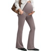image:imageG4Free Womens BareFeel Maternity Flare LeggingsTaupe