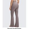 image:imageG4Free Womens BareFeel Maternity Flare LeggingsTaupe