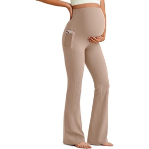 image:imageG4Free Womens BareFeel Maternity Flare LeggingsToffee