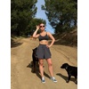 image:imageG4Free Cargo Shorts Women 4 Lightweight Drawstring Waist Water Resistant Outdoor Hiking Shorts with PocketsBlack