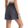 image:imageG4Free Cargo Shorts Women 4 Lightweight Drawstring Waist Water Resistant Outdoor Hiking Shorts with PocketsDark Gray