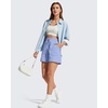 image:imageG4Free Casual Shorts for Women 4 High Waisted Lightweight Shorts with Pockets for Walking Traveling OutdoorCornflower Blue