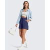 image:imageG4Free Casual Shorts for Women 4 High Waisted Lightweight Shorts with Pockets for Walking Traveling OutdoorDark Navy