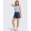 image:imageG4Free Casual Shorts for Women 4 High Waisted Lightweight Shorts with Pockets for Walking Traveling OutdoorDark Navy
