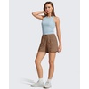 image:imageG4Free Casual Shorts for Women 4 High Waisted Lightweight Shorts with Pockets for Walking Traveling OutdoorLava Cake