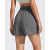 image:imageG4Free Casual Shorts for Women 4 High Waisted Lightweight Shorts with Pockets for Walking Traveling OutdoorWood Gray