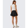 image:imageG4Free Chillwhisp Bubble Shorts for Women 3 Drawstring Lightweight Puffy Y2k Skort with PocketsBlack