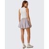 image:imageG4Free Chillwhisp Bubble Shorts for Women 3 Drawstring Lightweight Puffy Y2k Skort with PocketsChime Gray