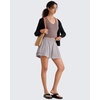 image:imageG4Free Chillwhisp Lightweight Running Shorts for Women 25 High Waist Workout Shorts with Liner Pocket TennisChime Gray
