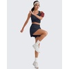 image:imageG4Free Chillwhisp Lightweight Running Shorts for Women 25 High Waist Workout Shorts with Liner Pocket TennisDark Navy