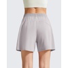 image:imageG4Free Chillwhisp Split Running Shorts for Women 3 Builtin Shorts for Athletic Workout GymChime GrayChime Gray
