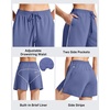 image:imageG4Free Chillwhisp Split Running Shorts for Women 3 Builtin Shorts for Athletic Workout GymDusky Purple