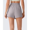 image:imageG4Free Chillwhisp Tennis Skorts Shorts for Women  2 Overlay Lightweight Flowy Skirts with Pockets for Workout RunningChime Gray