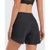 image:imageG4Free Chillwhisp Womens Athletic Shorts 4 High Waisted Lightweight Running Shorts with PocketsBlack1