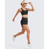 image:imageG4Free Chillwhisp Womens Athletic Shorts 4 High Waisted Lightweight Running Shorts with PocketsBlack1
