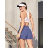 image:imageG4Free Chillwhisp Womens Athletic Shorts 4 High Waisted Lightweight Running Shorts with PocketsDusky Purple