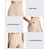 image:imageG4Free EverGoing Womens 10 Bermuda Shorts with Pockets High Waisted Knee Length Shorts for Women Walking Workout CasualLight Khaki