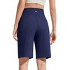 image:imageG4Free EverGoing Womens 10 Bermuda Shorts with Pockets High Waisted Knee Length Shorts for Women Walking Workout CasualRoyal Blue