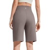 image:imageG4Free EverGoing Womens 10 Bermuda Shorts with Pockets High Waisted Knee Length Shorts for Women Walking Workout CasualTaupe