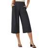 image:imageG4Free ShiftReady Shorts for Women Dressy Casual 7  High Waisted Wide Leg Pleated Shorts with PocketsBlack