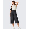 image:imageG4Free ShiftReady Shorts for Women Dressy Casual 7  High Waisted Wide Leg Pleated Shorts with PocketsBlack
