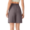 image:imageG4Free ShiftReady Shorts for Women Dressy Casual 7  High Waisted Wide Leg Pleated Shorts with PocketsTaupe