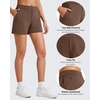image:imageG4Free Smoofit Modal Soft Casual Shorts for Women High Waisted Summer Lounge Sweat Shorts with PocketsDark Coffee