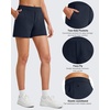 image:imageG4Free Smoofit Modal Soft Casual Shorts for Women High Waisted Summer Lounge Sweat Shorts with PocketsDark Navy