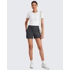 image:imageG4Free Smoofit Modal Soft Casual Shorts for Women High Waisted Summer Lounge Sweat Shorts with PocketsDeep Grey