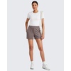 image:imageG4Free Smoofit Modal Soft Casual Shorts for Women High Waisted Summer Lounge Sweat Shorts with PocketsTaupe