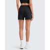 image:imageG4Free Smoofit Modal Soft Sweat Shorts Women Shockcord Elastic Waist Summer Casual Lounge Shorts with PocketsBlack