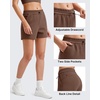 image:imageG4Free Smoofit Modal Soft Sweat Shorts Women Shockcord Elastic Waist Summer Casual Lounge Shorts with PocketsDark Coffee