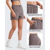 image:imageG4Free Smoofit Modal Soft Sweat Shorts Women Shockcord Elastic Waist Summer Casual Lounge Shorts with PocketsTaupe