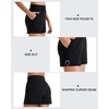 image:imageG4Free Smoofit Modal Soft Sweat Shorts for Women High Waist Summer Comfy Casual Shorts with PocketsBlack