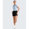image:imageG4Free Smoofit Modal Soft Sweat Shorts for Women High Waist Summer Comfy Casual Shorts with PocketsBlack