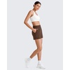 image:imageG4Free Smoofit Modal Soft Sweat Shorts for Women High Waist Summer Comfy Casual Shorts with PocketsDark Coffee