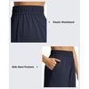 image:imageG4Free Strowen Casual Shorts for Women 4  Elastic Waist Lightweight Quick Dry Athletic Shorts with PocketsDark Navy