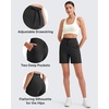 image:imageG4Free Womens Athletic Running Shorts High Waisted Summer Casual Shorts for Golf Yoga with PocketsBlack