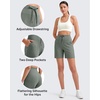image:imageG4Free Womens Athletic Running Shorts High Waisted Summer Casual Shorts for Golf Yoga with PocketsGrey Sage