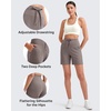 image:imageG4Free Womens Athletic Running Shorts High Waisted Summer Casual Shorts for Golf Yoga with PocketsTaupe
