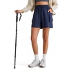 image:imageG4Free Cargo Shorts Women 4 Lightweight Drawstring Waist Water Resistant Outdoor Hiking Shorts with PocketsDark Navy