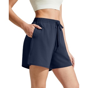 image:imageG4Free Chillwhisp Split Running Shorts for Women 3 Builtin Shorts for Athletic Workout GymDark NavyDark Navy